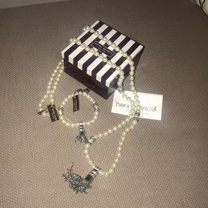 Henri Bendel Nolita Pearl Bracelet and Necklace